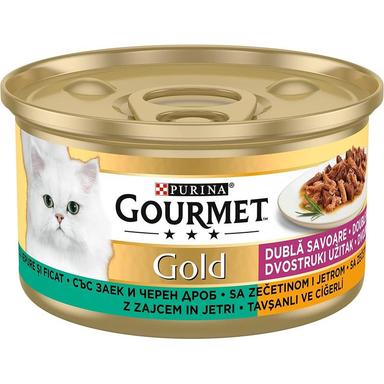 Gourmet Gold Ciğerli Tavşanlı 85 gr