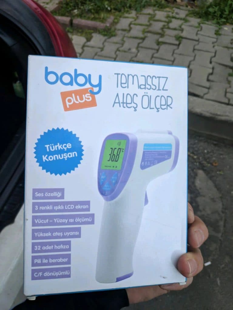 Baby Plus Temassız Infrared Ateş Ölçer