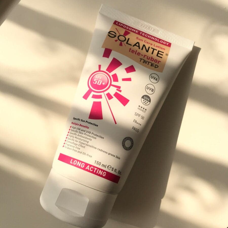 Solante Tele Rubor Rozasea Güneş Koruyucu Losyon