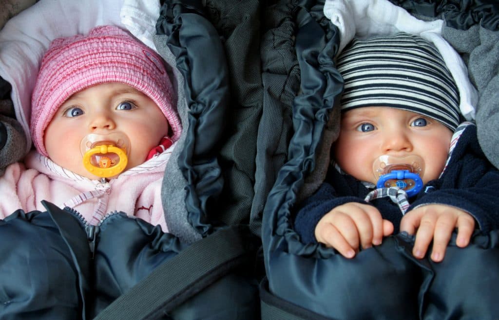 ikiz bebek arabası