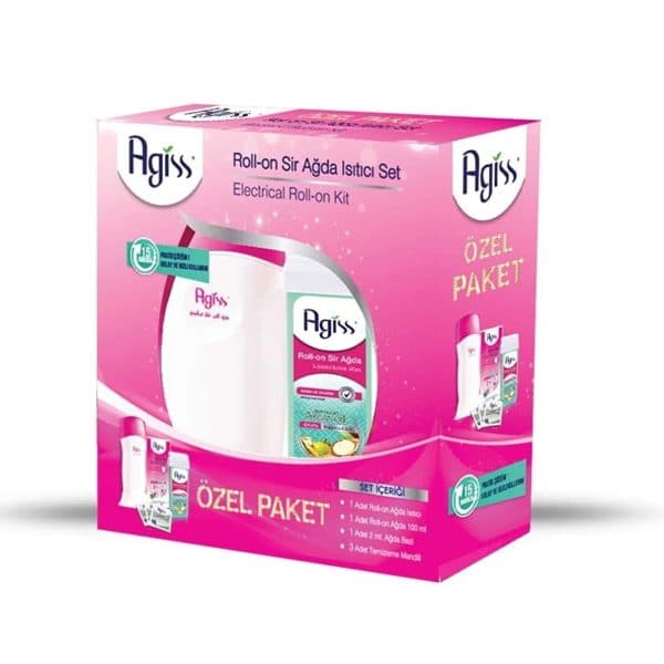 Agiss Roll-On Sir Ağda Isıtıcı Set