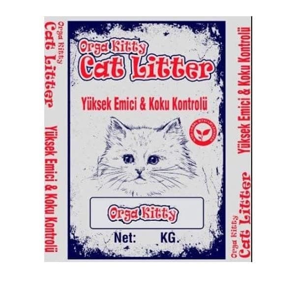 Orga Kitty Doğal Selüloz Pelet Kedi Kumu