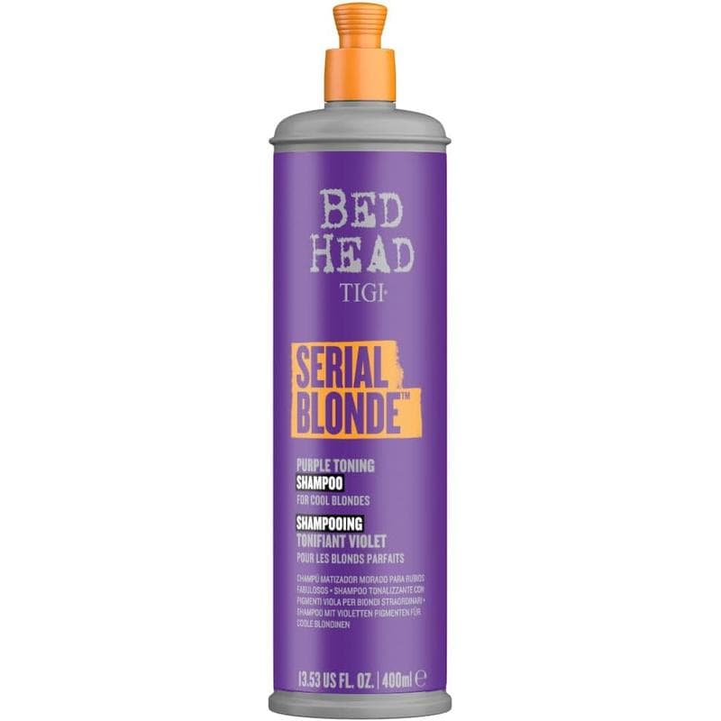 Tigi Bed Head Serial Blond Purple Sarı Saçlar için Mor Şampuan